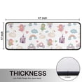 thumbnail image 5 of Kitchen Rugs Sets Of 2,White Fairy Castle Pattern Anti Fatigue Kitchen Mat Rugs Non Slip Washable,Decorative Kitchen Floor Mats for Kitchen,Sink,Laundry,17"x47"+17"x47", 5 of 5
