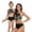 D, variant on LYMAYTER Mother and Daughter Swimsuits Mommy and Me Family Matching Swimwear Ruffle Bikini Set Women High Waist Bathing Suit