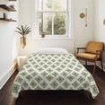 thumbnail image 4 of Abstract Green Large Tapestry for Bedroom Wall Hanging Tapestry, Modern Contemporary Art Vintage Ceiling Backdrop Tapestries Poster Blanket Wall Decor for Teens Room Living Room Dorm 100" x 59", 4 of 8