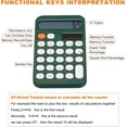 thumbnail image 3 of Desktop Calculator, 12 Digit Large LCD Display Standard Function Desk Calculator Portable Cute Calculator for Home Office, 3 of 4