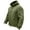 Army Green-A, variant on Miluxas Men's Corduroy Jacket Sherpa Lined Trucker Jackets Cotton Turn-Down Collar Warm Winter Jacket Casual Coat Khaki 10(XL)
