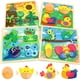 thumbnail image 1 of Juguetes Puzzle TOY Life Cycle de madera, paquete de 4 unidades para niños de 1 a 3 años, 1 of 6