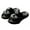 Black, variant on Men's EVA Open Toe Skull Design Slippers – Lightweight & Comfortable Summer Slippers for Casual Wear