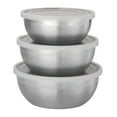 thumbnail image 1 of Tramontina 6-Piece Stainless Steel Bowl Shape Container Set with Frosted Lids, Dishwasher Safe, 1 of 6