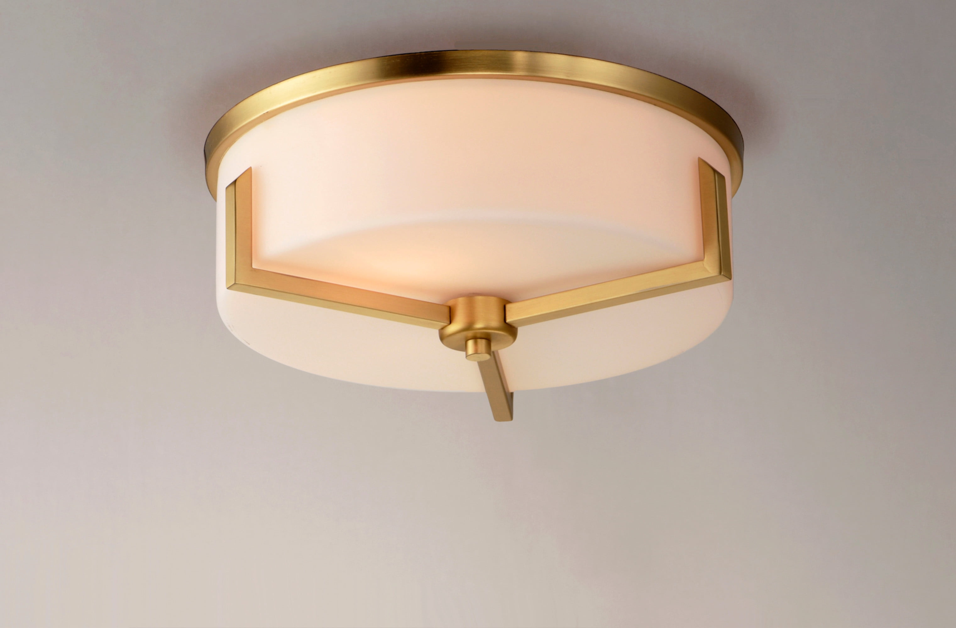 21280SWSN-Maxim Lighting-Dart-Three Light Flush Mount-14 Inches wide by 5.5 inches high-Satin Nickel Finish