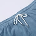 thumbnail image 6 of Teen Boy Shorts Casual Corduroy Elastic Waist Shorts Drawstring Shorts Summer Shorts 13-14 YearsBoy Clothes Boys Clothes, 6 of 7