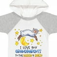 thumbnail image 4 of Inktastic I Love My Grandparents to the Moon and Back Cute Sheep Boys or Girls Baby Bodysuit, 4 of 5