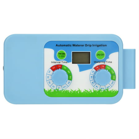 HERCHR Rain Sensor LCD Display Automatic Watering Timer Electronic Garden Irrigation Controller,Irrigation Controller, Automatic Watering