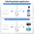 thumbnail image 2 of GJX 2026 New Wifi Extender with Ethernet Port,Cover Up to 4500 Sq.Ft&30 Devices,Wifi Range Extenders Signal Booster for Home,Wireless Internet Signal Amplifier for Home,Office,Apartment,School, 2 of 7