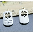 thumbnail image 4 of U8MO 'You Are My Only' Alloy Charms Pendant for Jewelry Making DIY Bracelet Necklace-4pcs, 4 of 6
