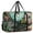 Black, variant on For Spirit Airlines Personal Item Bag 18x14x8 Inch, Floral Weekender Travel Bag, Foldable Travel Duffel Bag Underseat Carry on Bag with Luggage Sleeve for Women and Men 30L