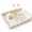 Rectangular, variant on Rectangular Capiz Shell Decorative Serving Tray with Handles for Home Decor
