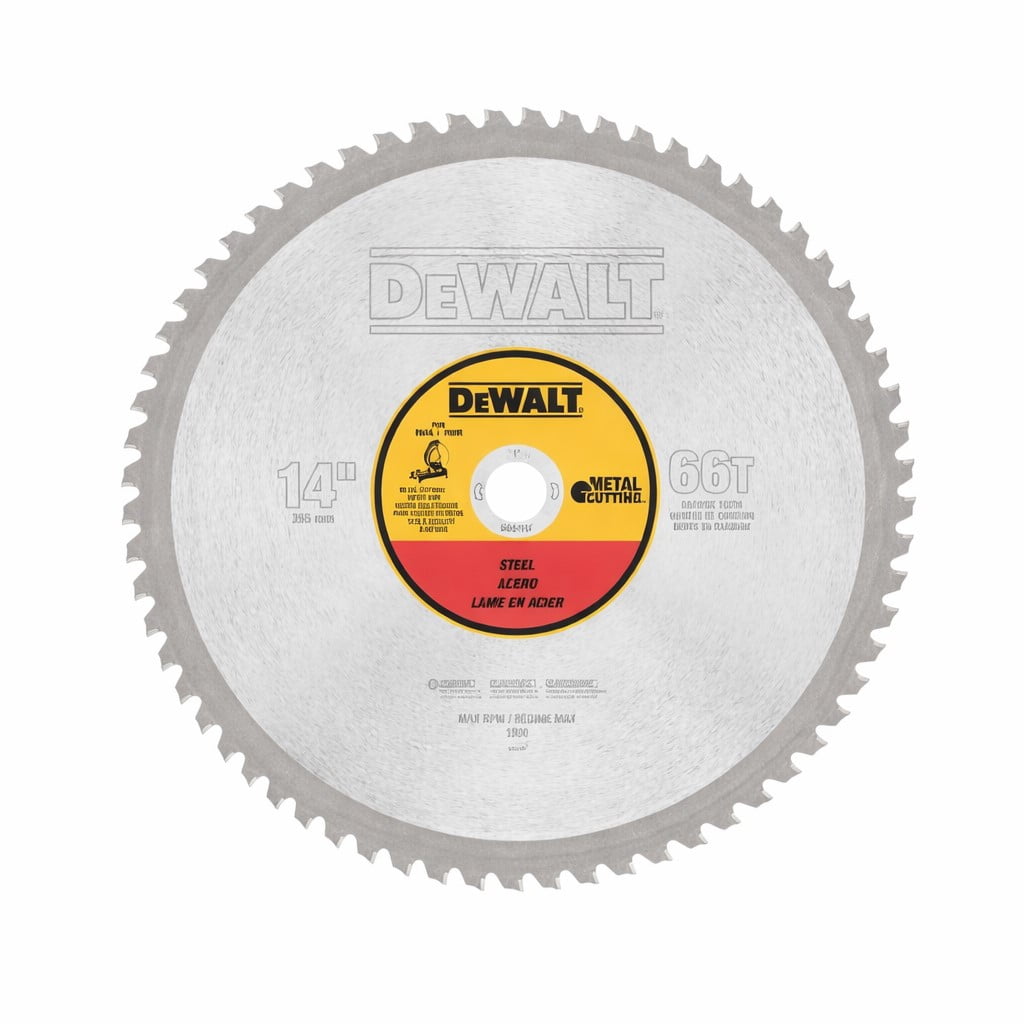 DeWALT DWA7747 - 14" 66T Heavy Gauge Ferrous Metal Cutting 1" Arbor