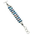 thumbnail image 1 of 925 Sterling Silver Dichroic Glass 8 Inch Toggle Bracelet Fancy, 1 of 5