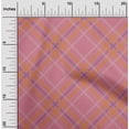 thumbnail image 1 of oneOone Georgette Viscose Fabric Tartan Check Print Fabric BTY 42 Inch Wide, 1 of 4