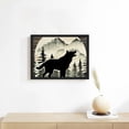 thumbnail image 3 of COMIO Wall Art Wildlife Animal Wolf Forest 16x12in / 20x16in 16x12in, 3 of 4