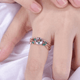 thumbnail image 6 of HeartsAndYou 1.5ct Natural Aquamarine Diamond Engagement Ring Bridal Set 14k SOLID Rose Gold, 6 of 9