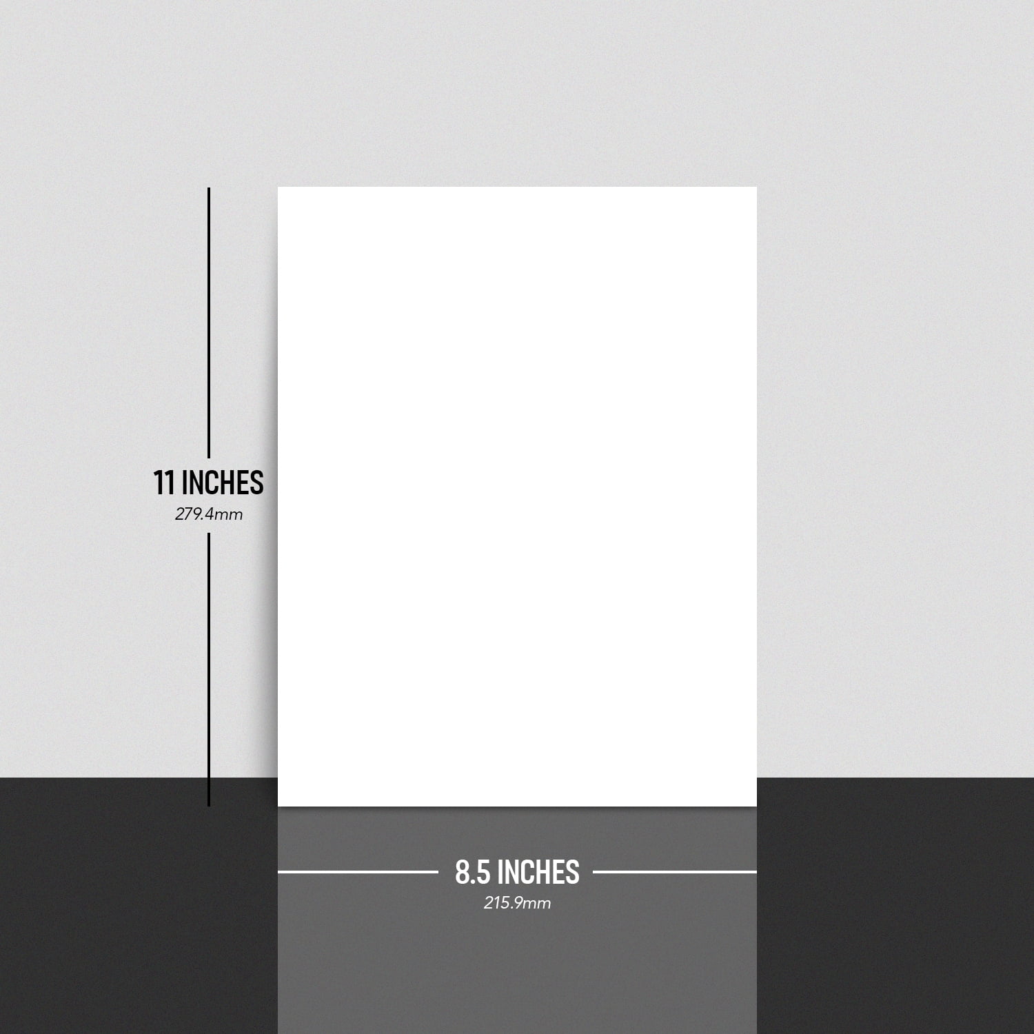 8.5 x 11 White Cardstock | Heavyweight 110lb Cover (297gsm) Card Stock Paper – Smooth Finish | For Arts & Crafts, Greeting Cards, Invitations, Brochures, Restaurant Menus, Posters | 50 Sheets per Pack