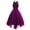 Hot Pink, variant on Qiopertar Gothic Lace Chiffon Dress for Women Retro Evening Gown Lace Trim Cocktail Party Vintage Elegant Off Shoulder Dress, Hot Pink M