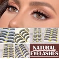 thumbnail image 3 of Natural False Eyelashes 10-Pair Set Premium Material Easy Application Reusable for Daily Wear, 3 of 9