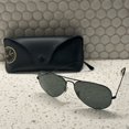 thumbnail image 1 of RB-Hip Hop-sunglasses aviator black polarized with case, 1 of 4
