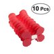 thumbnail image 1 of ULTNIcE 10 piezas de guirnalda colgante de papel de seda de trébol de cuatro hojas para decoración de fiestas (rojo) ULTNICE 191557345512, 1 of 1