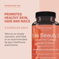 thumbnail image 5 of Reserveage Tres Beauty 3 Beauty Supplement for Hair Skin and Nails with Collagen Keratin and Biotin Gluten Free 90 Capsules 30 Servings, 5 of 5