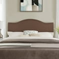 thumbnail image 6 of Catalina Upholstered Headboard with Nailhead Trim, Height Adjustable Headboard, Modern Head Board, Fabric Headboard Queen,Espresso, 6 of 22