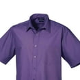 thumbnail image 2 of Premier Mens Short Sleeve Poplin Shirt, 2 of 4