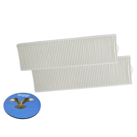 HQRP 2-pack Washable Post Motor Filters for Bissell 82G71 / 82G7 Momentum Vacuum plus HQRP Coaster