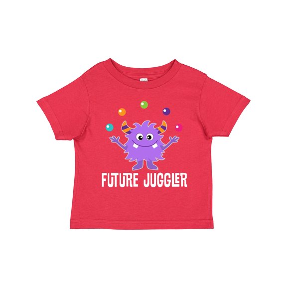 Inktastic Juggling Monster Future Juggler Boys or Girls Toddler T-Shirt