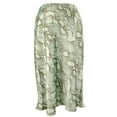 thumbnail image 2 of Ralph Lauren Women's Satin Snakeskin Print A-line Skirt 4 Turquoise Multi, 2 of 3