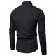 thumbnail image 1 of Camisa De Hombre Simple, Manga Larga, Ropa De Hombre Delgado, Blusa De Negocios Con Solapa A Rayas Likrtyny Caballero, 1 of 3