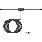 Eightwood Police Radio Scanner Antenna 20-1300MHz Adhesive Mount BNC Male Dipole Vehicle Ham Amateur Radio Mobile Scanner Antenna Compatible with Uniden Bearcat Whistler Radio Shack Scanner