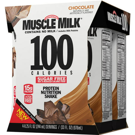 Muscle Milk 100 Calories Chocolate Sugar Free Protein ...