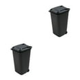 thumbnail image 2 of Youkk Plastic Desktop Trash Can - Convenient And Durable For Anywhere Healthy And Safe Wheelie Trash black 2Set, 2 of 6