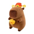 thumbnail image 1 of Peluche de capibara suave, muñeco de peluche, adorno realista, decorativo, coleccionable 40 cm, 1 of 9