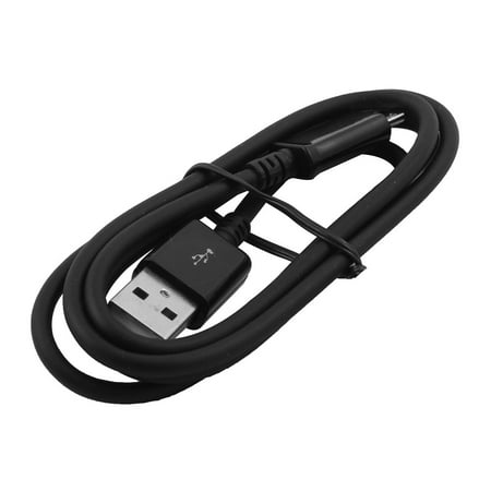 Android Phone USB 2.0 A Male to Micro B Data Sync Charger Cord Cable Black (Best Font Changer For Android)