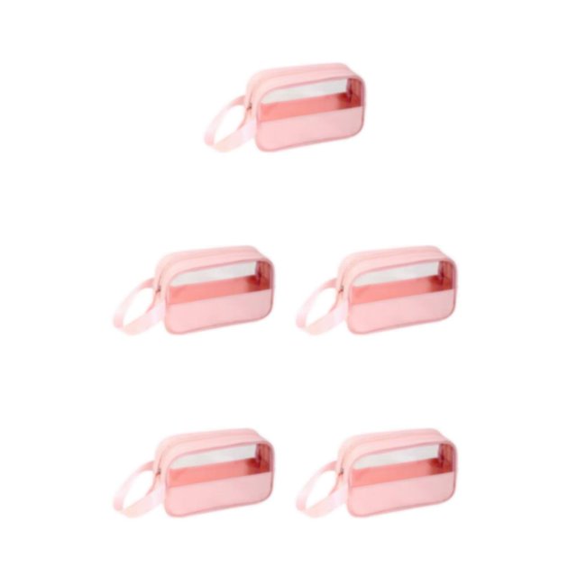 Guardurnaity Cosméticos sin esfuerzo con bolsa de maquillaje transparente diseñada para y de gran capacidad es especialmente adecuada para tamaño Type2 NO2