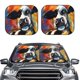 thumbnail image 2 of Balery Cow Parasol para parabrisas de coche de 2 piezas | Parasol plegable para parabrisas delantero de coche para la mayoría de sedanes-Medium, 2 of 6