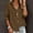 Brown plus size button down shirts for women a1, variant on Women Plus Size Long Sleeve Button Down Shirts Collared Casual Basic Blouses Solid Loose Tops for Summer Fall Office Work Daily Wear, Navy M