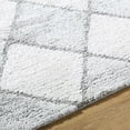 thumbnail image 6 of Boutique Rugs Aideen Diamond Patterned Area Rug - Light Silver, Silver Gray, Metallic Silver - 7'10" x 10', 6 of 6