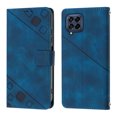 thumbnail image 2 of Compatible with Samsung Galaxy M33 5G Classic Embossed PU Leather Case with Card Holder Shockproof Cover, 2 of 5