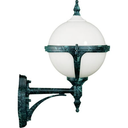 

Powder Coated Cast Aluminum Wall Light Fixture Verde Green - 17 x 9.38 x 12.75 in.