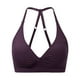 thumbnail image 4 of Sujetador deportivo a prueba de golpes para mujer - Tirantes ajustables, cuello en V, relleno extraíble, nailon/spandex, yoga, running, fitness, tallas S-XL, contorno de pecho 66-75 cm, 4 of 6
