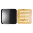 thumbnail image 4 of Easy To Use And Clean Black Tea Tray Square Package Content Aesthetic Touch, 4 of 11