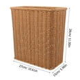 thumbnail image 2 of Cesta de basura tejida para cocina, cesta de almacenamiento versátil, cesta de almacenamiento de papel usado, 2 of 5