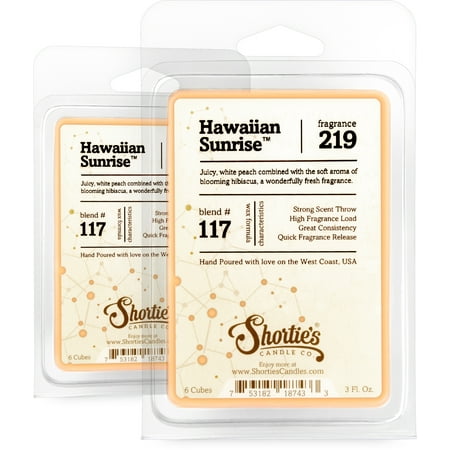 Hawaiian Sunrise Wax Melts Multi Pack - Highly Scented + Natural Oils - Shortie's Candle Company