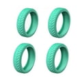 thumbnail image 1 of 1/4/8 Pcs Housse en Silicone pour Roues de Valise, Housse de Protection pour Roues de Valise, Garde-Roues, Accessoires pour Bagage Cabine, Housse de Roues pour Réduire le Bruit, Vert, 4 Pcs, 1 of 6
