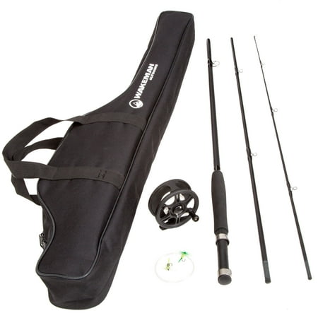 Wakeman  Charter Series Fly Fishing Combo with Carry Bag -